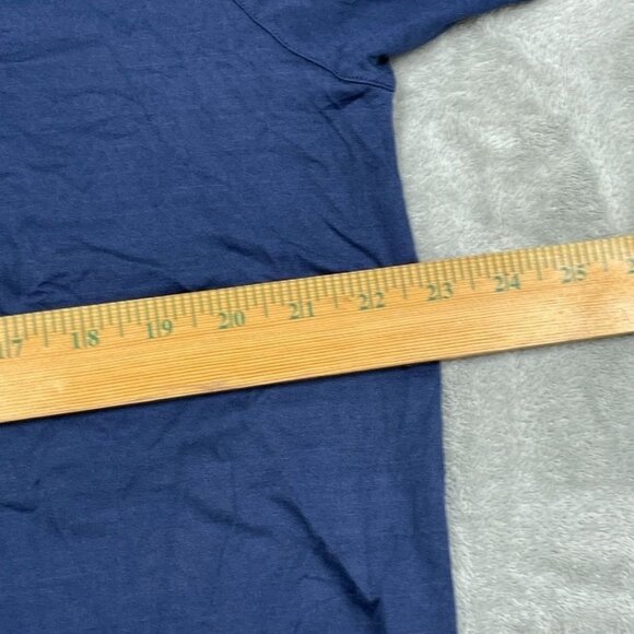 Hurley Mens Polo Shirt Large Navy Blue 88% Polyester Stretch Fabric 6838 - Picture 5 of 7